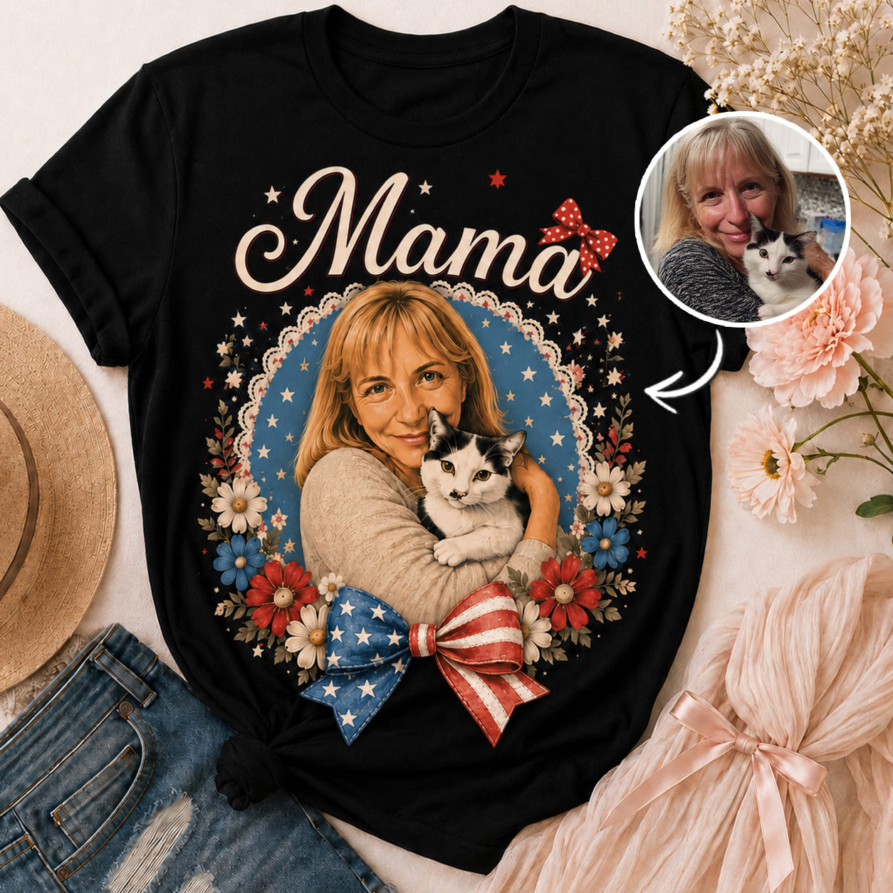 Custom T-shirt - Custom Title 4th of July