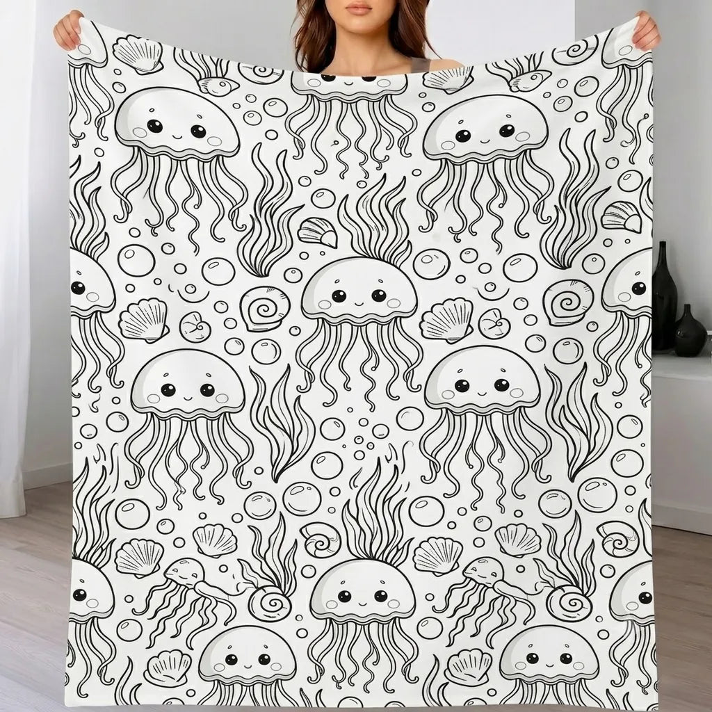 Custom Blanket - For Adults - DIY Drawing with Markers