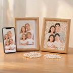 Custom 3D Pearl Art DIY Kit – Upload Your Photo, Craft Your Own Pearl Portrait