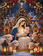 Personalized 3D Pearl Art DIY Kit - For Home - Holiday Canvas