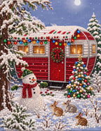 Personalized 3D Pearl Art DIY Kit - For Home - Holiday Canvas