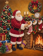 Personalized 3D Pearl Art DIY Kit - For Home - Holiday Canvas