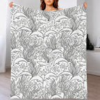 Custom Blanket - For Adults - DIY Drawing with Markers
