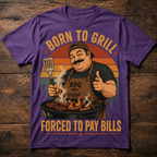 Custom T-shirt - For Dad - Born To Grill