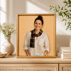Custom Portrait 3D Pearl Art DIY Kit – Personalized Photo Christmas Pearl Bead Canvas for Holiday Decor & Family Gifts