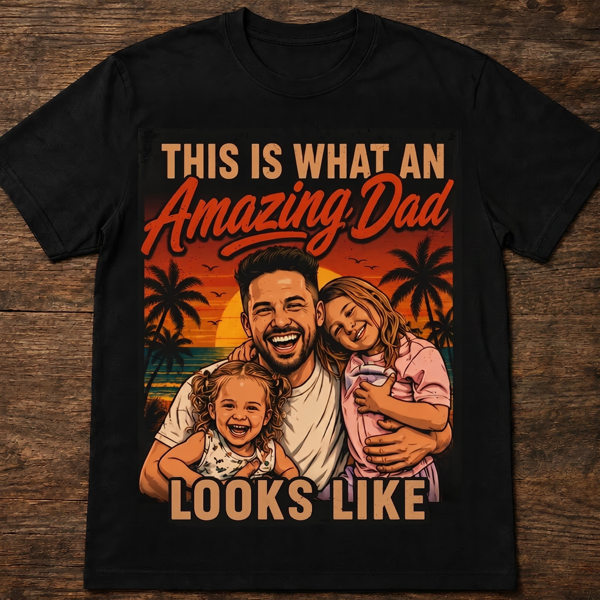 Custom T-shirt - For Dad - Awesome Dad Look Like