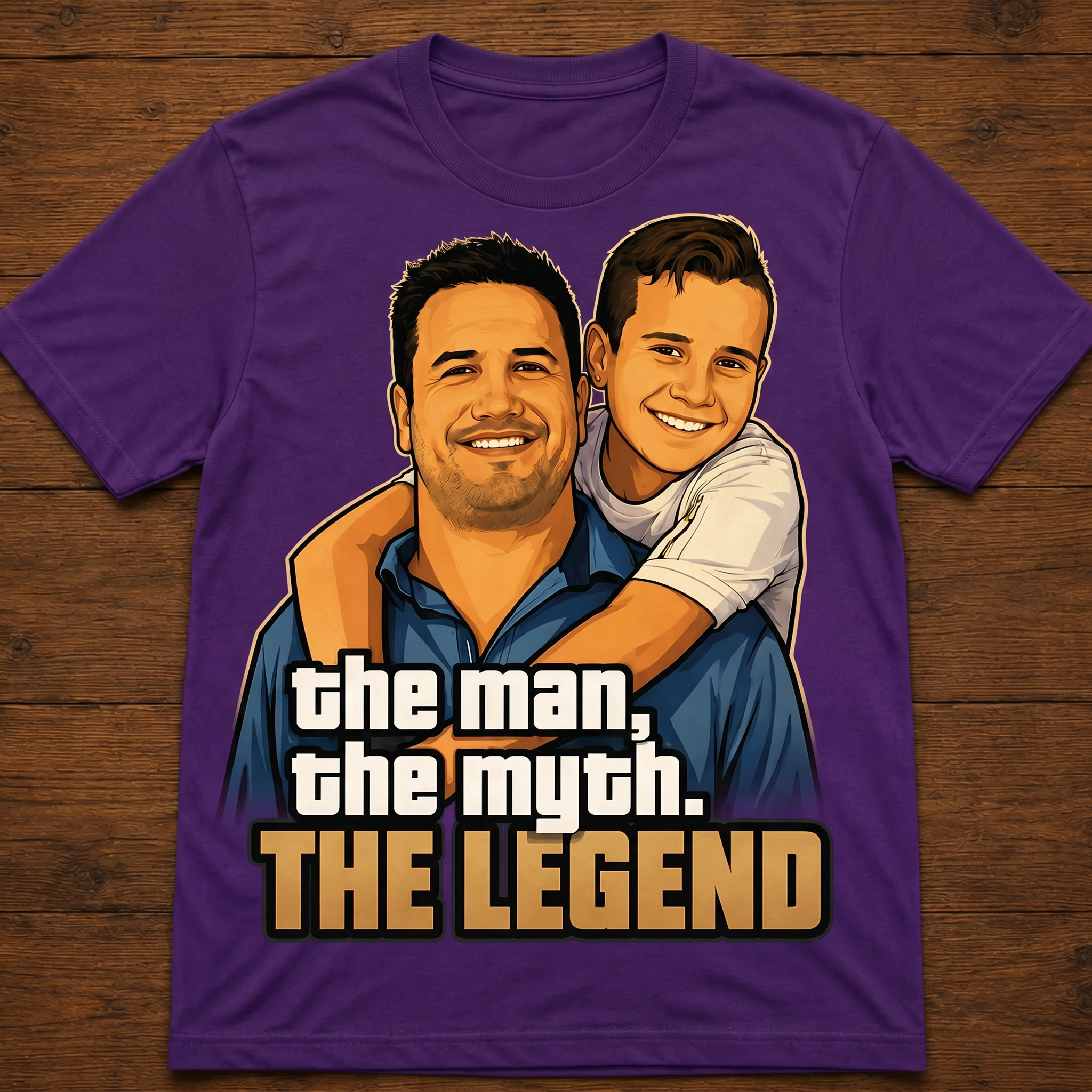 Custom T-shirt - For Him - The Man, The Myth, The Legend
